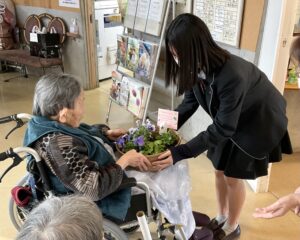 介護実習生からのプレゼント